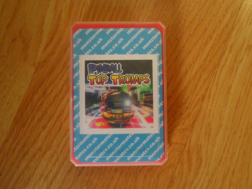 Pinball top trumps cards - cards, boxed