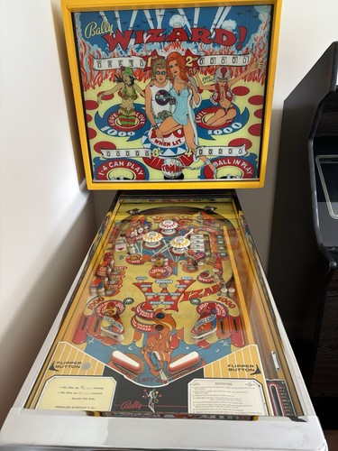 Bally wizard pinball machine - bally,